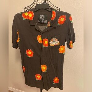 Coca Cola button shirt size small
